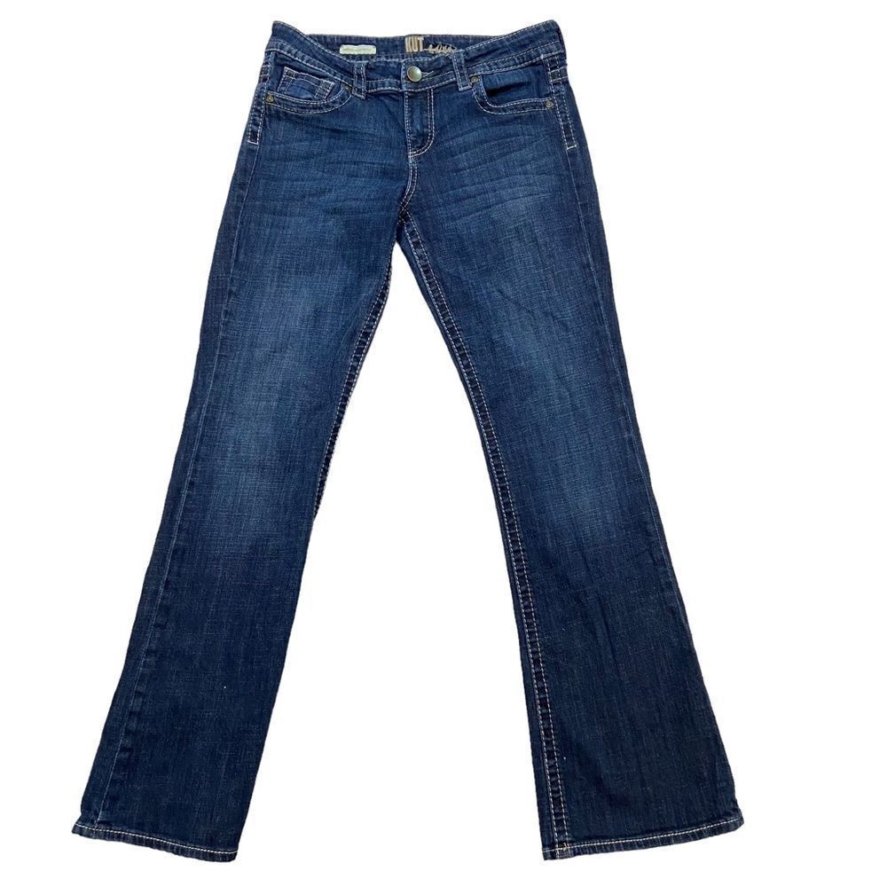 Kut from the Kloth Natalie High Rise Boot Cut Dark Wash Size 8